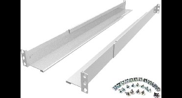 ROLINE UPS 19'' railkit 2HE 60-90 cm, 2HE, grijs