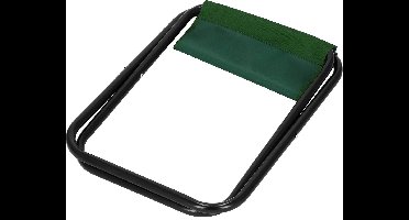 Springos Campingkrukje | Opvouwbaar | Groen/Zwart