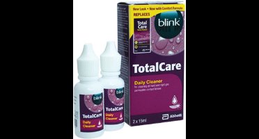 TotalCare Cleaner - 30 ml - Lenzenvloeistof - 2 flacons van 15ml
