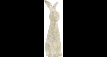 Cosy @ Home Konijn Grained Beigexh40cm Aardewerk