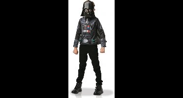 Darth Vader™ t-shirt met cape voor kinderen - Verkleedkleding