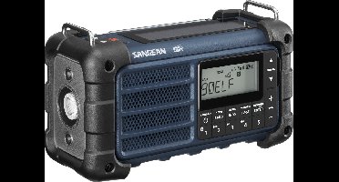 Sangean MMR-99 DAB+ en FM noodradio met Bluetooth, Blauw