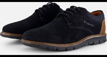 Bugatti Veterschoenen blauw Suede - Maat 45