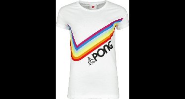 Atari Pong - Pride Rainbow Dames T-shirt - wit - XXL