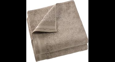De Witte Lietaer Keuken handdoek Contessa - Set 2 stuks - 60 x 60 cm - Taupe - Katoen