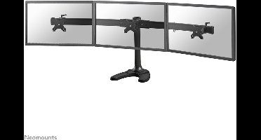 Neomounts FPMA-D700DD3 full motion monitorstandaard 3 schermen - 10-27" - standaard/doorvoer - zwart