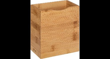 5Five Magnetische bamboe bakjes buitenzijde koelkast - B-07-4-DHout