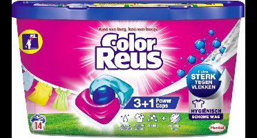Color Reus Power Caps Wasmiddelcapsules Color Reus 14 stuks
