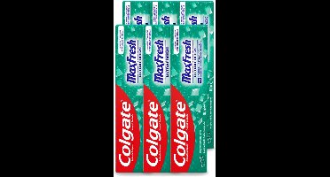 6 x Colgate - Max Fresh Clean Mint - Tandpasta - 100ml - Voordeelverpakking - 6 stuks