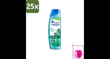 25 x Head & Shoulders – Shampoo – Pure Intense Kalmeert Jeuk – 250 ml - Bulkverpakking - Anti-roos shampoo - Douchemop - Shampoo bij jeukende hoofdhuid