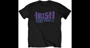 Deep Purple - Hush Heren T-shirt - S - Zwart
