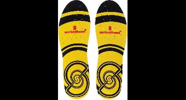 Sorbothane® Double Strike schokabsorberende inlegzolen : maat 43