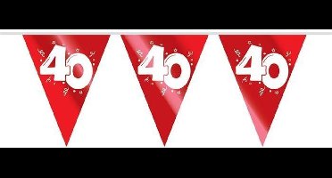Haza Original Vlaggenlijn Pe Robijn "40" Rood 10 M