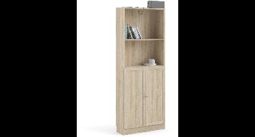 Giga Living Boekenkast Basic - Naturel - 79x203cm
