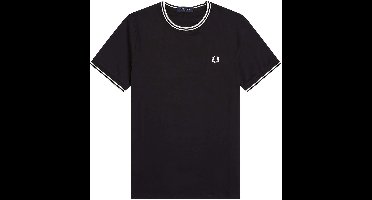 T-Shirt Fredperry Fp Twin Tipped - Fashion Wear - Volwassen