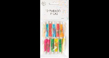 Wefiesta Cocktailprikkers Parasol Papier 12 Stuks