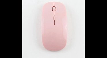 2,4 GHz draadloze muis - superdun ontwerp - roze