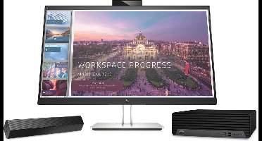 HP E24d G4 FHD USB C Docking Monitor