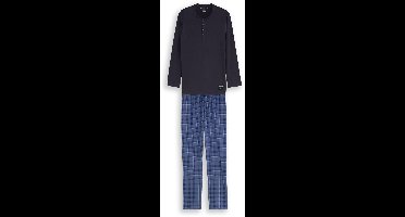 Tom Tailor - Pyjamaset met ruitjespatroon - Maat 54 - blue-medium-check