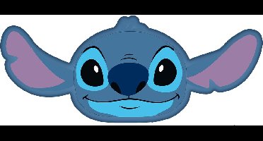 Disney Lilo & Stitch Sierkussen 3D Stitch - 31.5 x 41 cm - Polyester