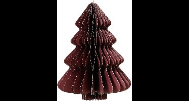Kaemingk Kersthanger kerstboom maroon glitter 15 cm