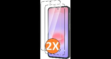 Screenprotector Geschikt voor Samsung Galaxy A27/A37/A57/S24 FE 5G - Beschermglas - gehard glas – tempered glass - 2 Stuks