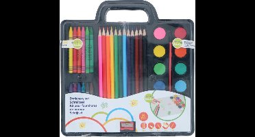 Topwrite Kleurkoffer 38-delig
