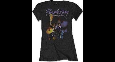 Prince - Purple Rain Dames T-shirt - XL - Zwart
