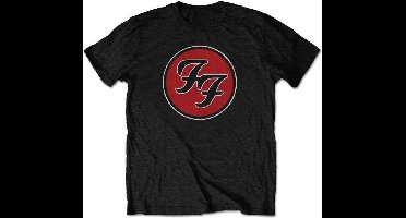 Foo Fighters - FF Logo Heren T-shirt - L - Zwart