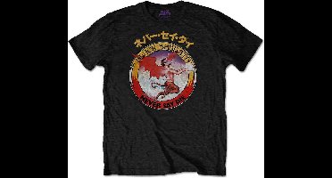 Black Sabbath - Reversed Logo Heren T-shirt - L - Zwart