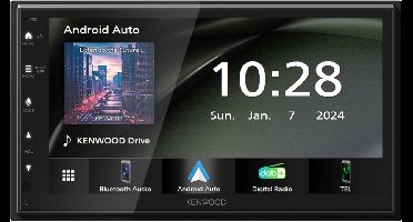 Kenwood Electronics DMX5023DABS autoradio Zwart Wifi 22 W Bluetooth