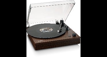 Lenco Platenspeler met Bluetooth - Twee ingebouwde Speakers en AT3600L Cartridge - LS-15WD - Hout
