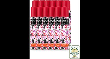 12 x Vogue - Deodorant - Girl - Parfum Cats – 100 ml - Cats Parfum Deodorant - Deodorant Spray - Witte Chocolade Geur - Jasmijn Geur - Anti-perspirant