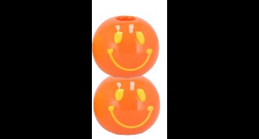 Smiley dutch orange mix candle bulb 7x7x12cm