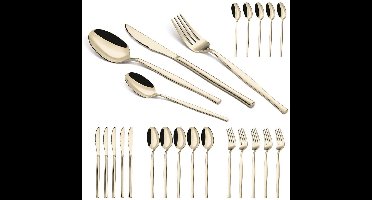 BESTEK 24-DELIG BERLINGER HAUS BH-3064 GLANS CHAMPAGNE