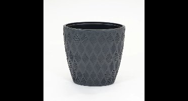Vita Flow bloempot ellipse 60 antraciet