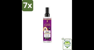 7 x Gliss - Anti-Klit Spray Full Hair Wonder - Voor Voller en Sterker Haar - 200 ml - Grootverpakking - Haarverlies - Haarversterking - Anti-klit Spray - Volume Shampoo - Haarspray