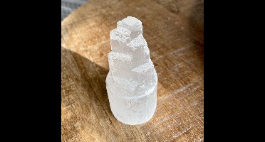 Sfeerlicht seleniet 'IJsberg' (±10 cm)