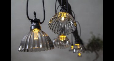 RTM Lighting Lichtsnoer 495cm met 12 lampjes -Warm Wit