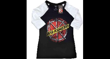 Dead Kennedys - Destroy Raglan top - 3XL - Zwart/Wit