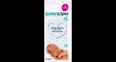 WaterWipes Vochtige doekjes voor pasgeborenen - 99,9% water en een druppel fruitextract - 28 st