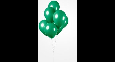 25x Ballon groen 30cm - Festival feest party verjaardag landen helium lucht thema