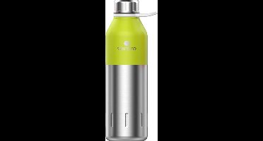 Santeco - Design Thermosfles - Kola - warm/koud - 500 ml - dubbelwandig - Pear/RVS