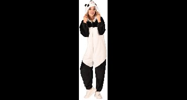 Panda Onesie Volwassenen Unisex Zwart / Wit Dieren Maat XS/S