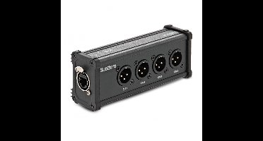 SubZero 4-kanalen XLR (M) - Cat5/Ethernet Netwerkverlenger