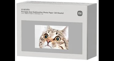 Xiaomi Portable Dye-Sublimation Photo Paper (20 Sheets)