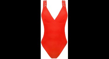Lise Charmel, badpak, ajourage, oranje, 40D