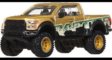Mattel Hot Wheels Premium Car Culture Diecast Vehicle 1/64 2017 Ford F-150 Raptor Vehicles