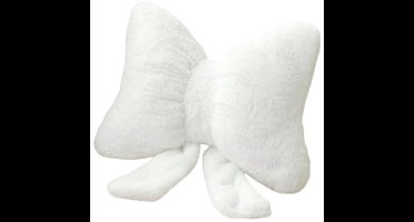 S&E Strikvormig Sierkussen – Zacht & Decoratief Accent voor Elk Interieur - 30cm*22cm (11,81 inch*8,66 inch) - Wit