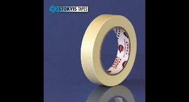 Stokvis Afplaktape M451 25mm 50M Wit 60grc
